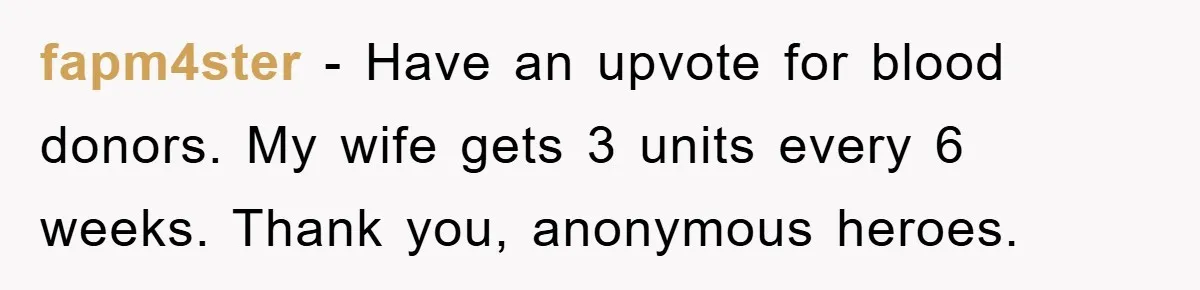 Chemo Patient’s Puke Revenge Silences Rude Bus Passenger fapm4ster − Have an upvote for blood donors. My wife gets 3 units every 6 weeks. Thank you, anonymous heroes.