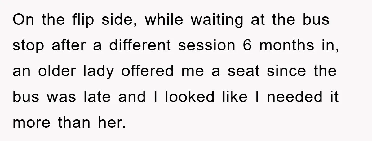 Chemo Patient’s Puke Revenge Silences Rude Bus Passenger On the flip side, while waiting at the bus stop after a different session 6 months in, an older lady offered me a seat since the bus was late and...