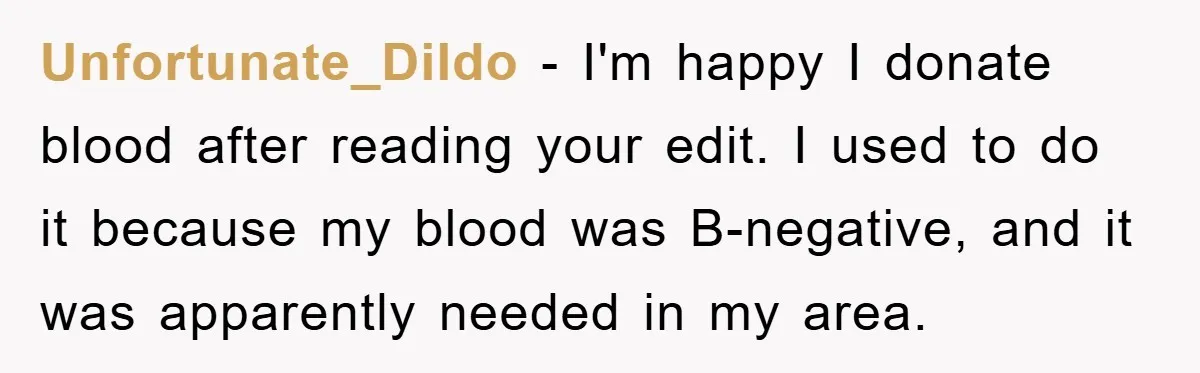 Chemo Patient’s Puke Revenge Silences Rude Bus Passenger Unfortunate_Dildo − I'm happy I donate blood after reading your edit. I used to do it because my blood was B-negative, and it was apparently needed in my area.