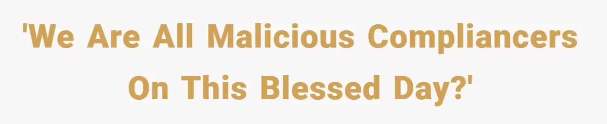 Man Loses 150 Pounds - Restaurant Refuses His Card Because He Doesn’t Match the Photo, Cop Says ‘Free Meal!’ 'We are all malicious compliancers on this blessed day?'