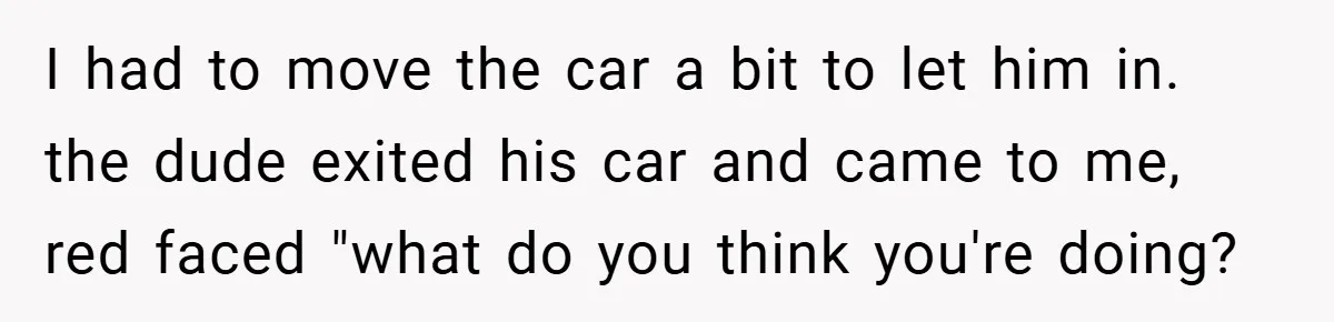 Angry Neighbor Calls Tow Truck, Gets His Own Car Taken Instead I had to move the car a bit to let him in. the dude exited his car and came to me, red faced "what do you think you're doing?