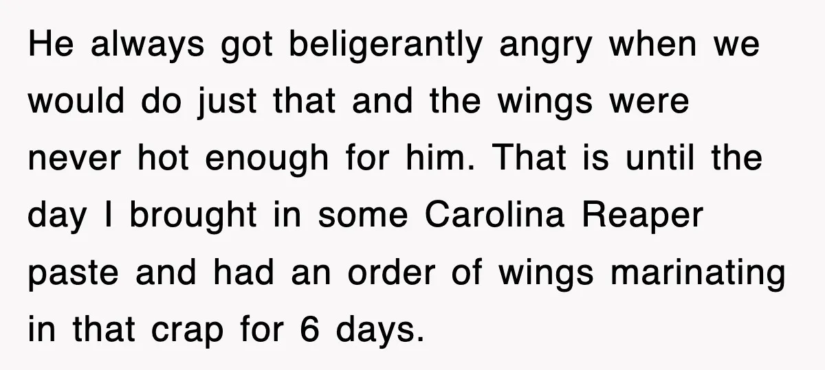 Customer Screams His Shake Isn’t “Milky” Enough, Employee Teaches Him What Milk Really Means He always got beligerantly angry when we would do just that and the wings were never hot enough for him. That is until the day I brought in some Carolina...