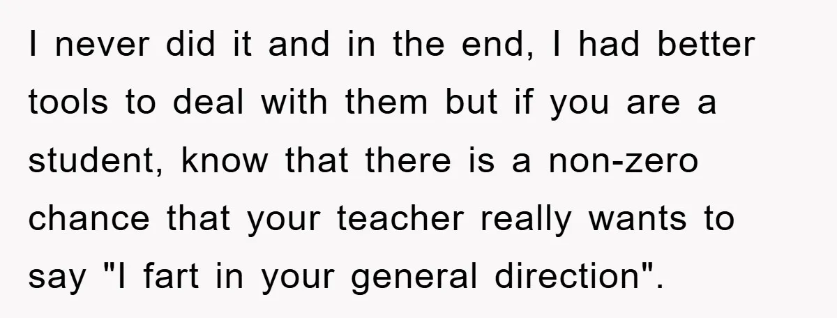 I never did it and in the end, I had better tools to deal with them but if you are a student, know that there is a non-zero chance that...