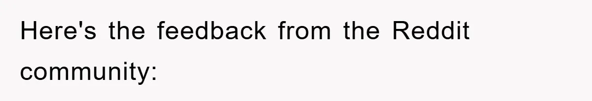 Here's the feedback from the Reddit community:
