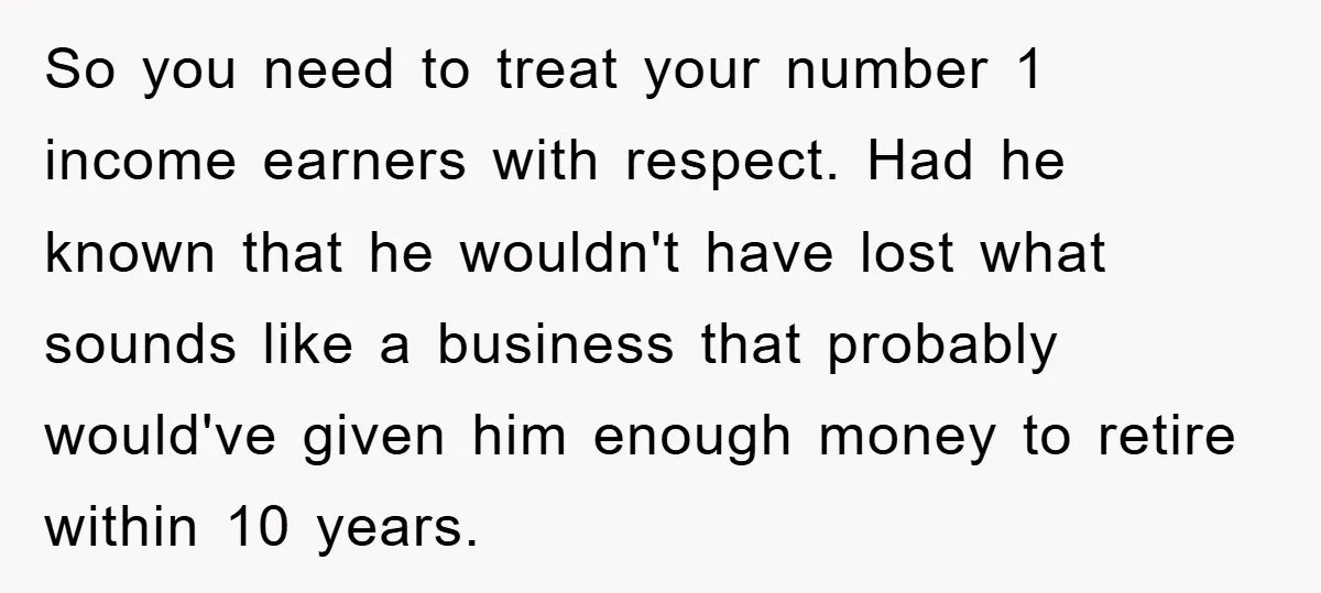 Manager Fired Them for Their Hair - Entire Staff Quits on the Spot So you need to treat your number 1 income earners with respect. Had he known that he wouldn't have lost what sounds like a business that probably would've given him...