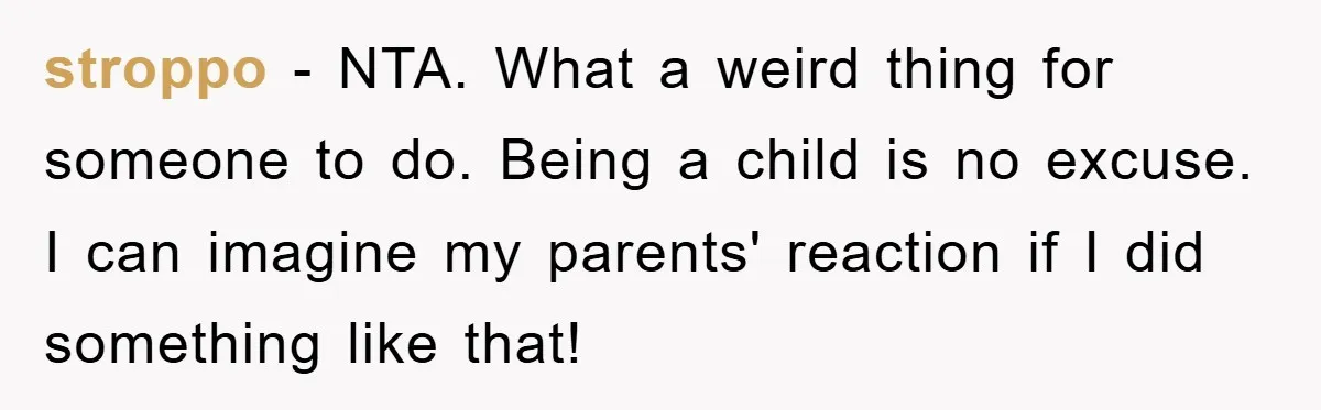Costco Trip Turns Awkward After Shopper Says No to a Kid’s Quarter Request stroppo − NTA. What a weird thing for someone to do. Being a child is no excuse. I can imagine my parents' reaction if I did something like that!