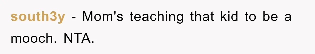 Costco Trip Turns Awkward After Shopper Says No to a Kid’s Quarter Request south3y − Mom's teaching that kid to be a mooch. NTA.