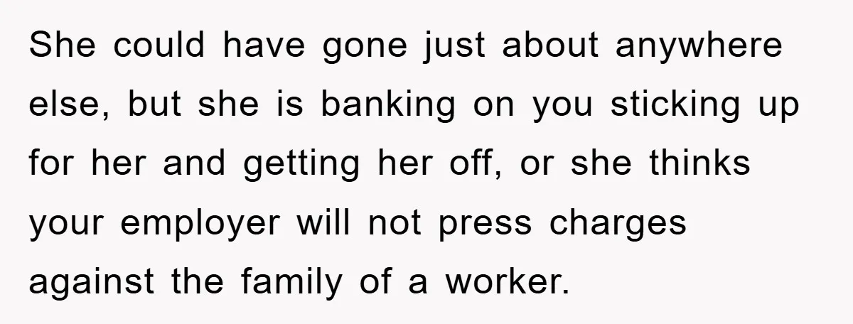 Worker Faces Mom’s Arrest For Stealing At Job She could have gone just about anywhere else, but she is banking on you sticking up for her and getting her off, or she thinks your employer will not press...