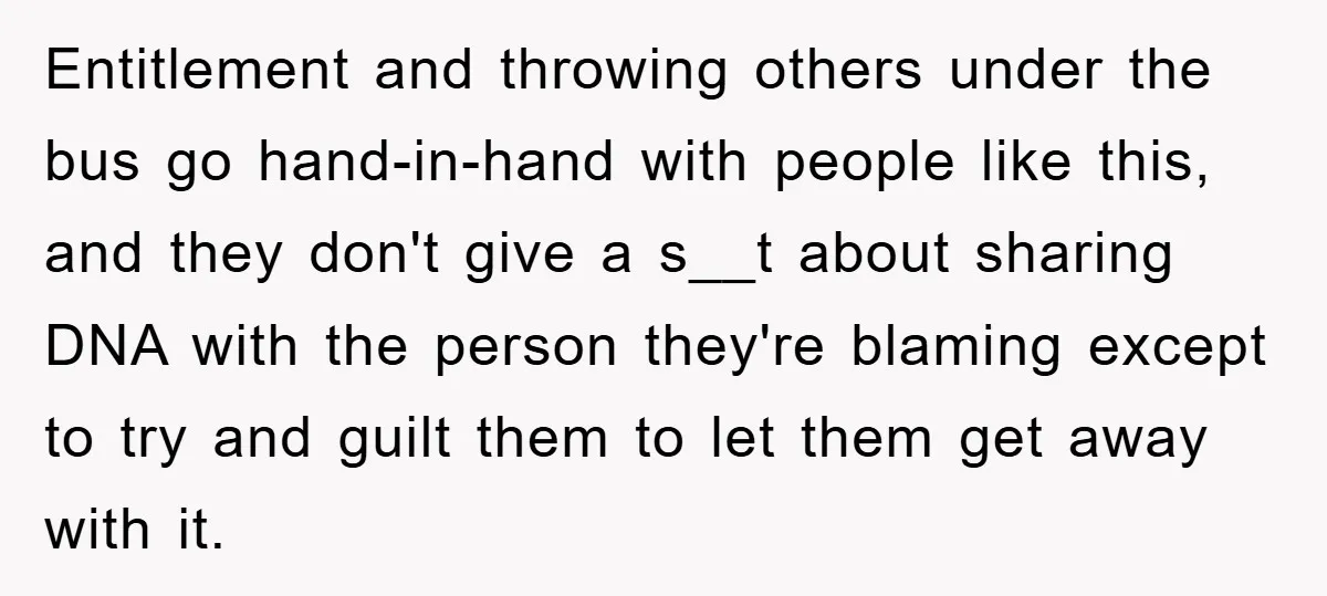 Worker Faces Mom’s Arrest For Stealing At Job Entitlement and throwing others under the bus go hand-in-hand with people like this, and they don't give a s__t about sharing DNA with the person they're blaming except to try...