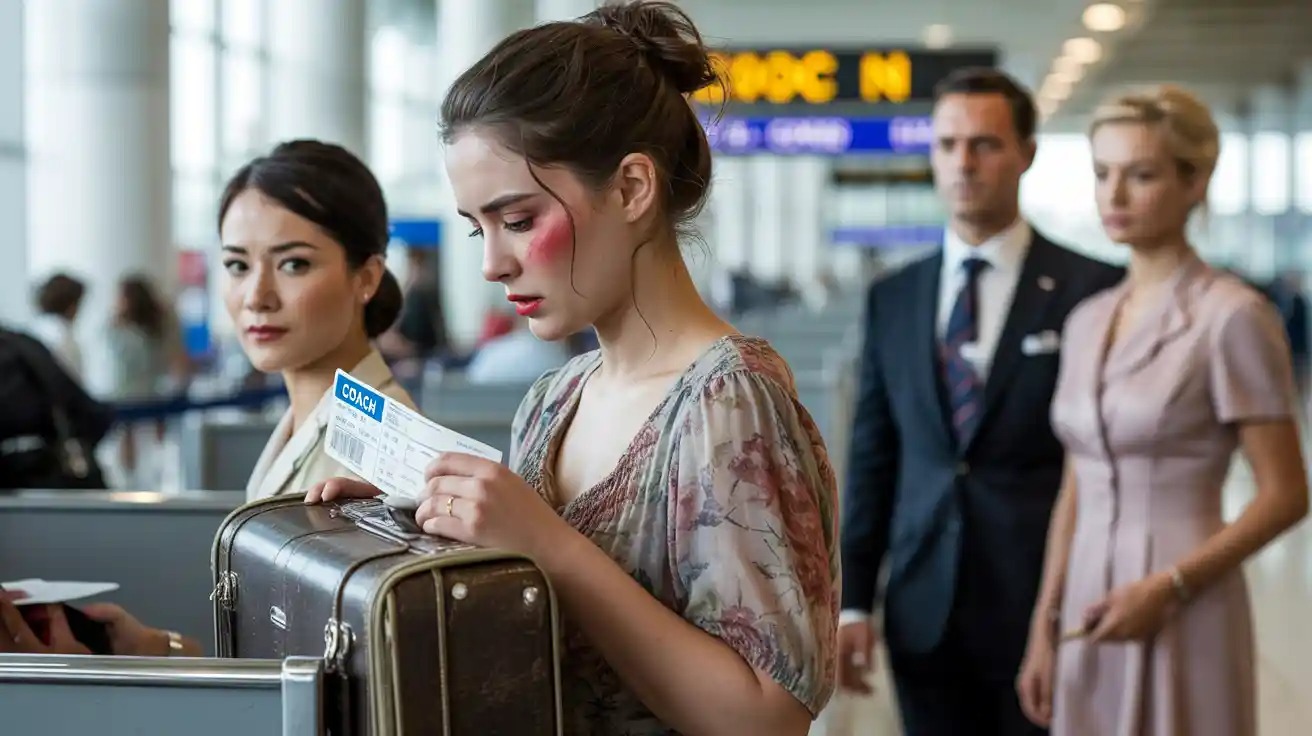 This Woman Broke Up with Her Boyfriend at the Airport After His Mom Put Her in Coach While Everyone Else Flew First Class