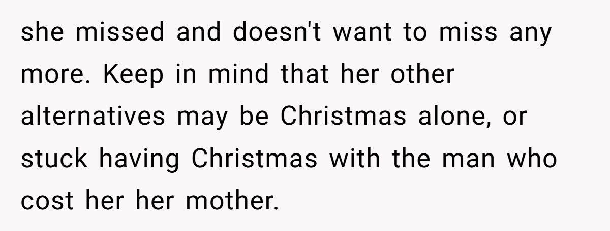 Mom Refuses To Let Estranged Daughter Spend Christmas With Her ‘New’ Family