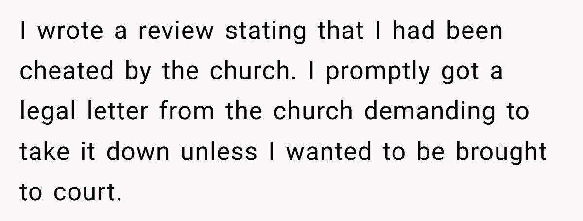 German Tradesman Calls Out Church After Clergyman Threatens Him With Hellfire Over Unpaid Bill