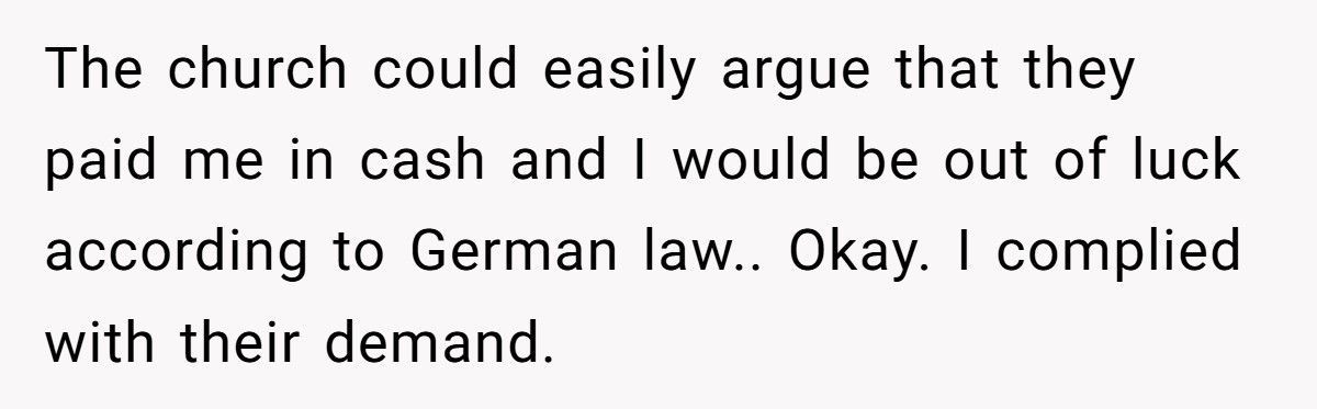 German Tradesman Calls Out Church After Clergyman Threatens Him With Hellfire Over Unpaid Bill