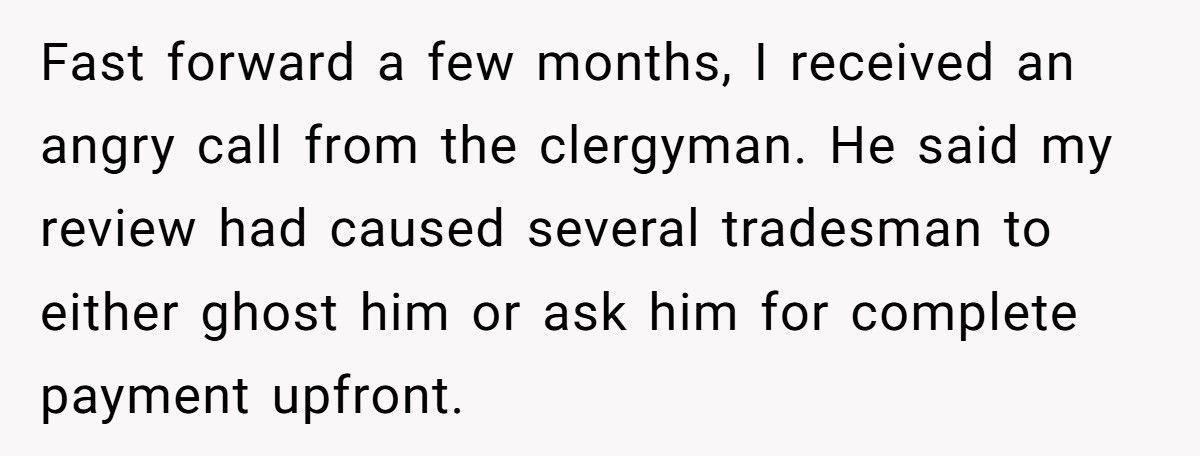 German Tradesman Calls Out Church After Clergyman Threatens Him With Hellfire Over Unpaid Bill