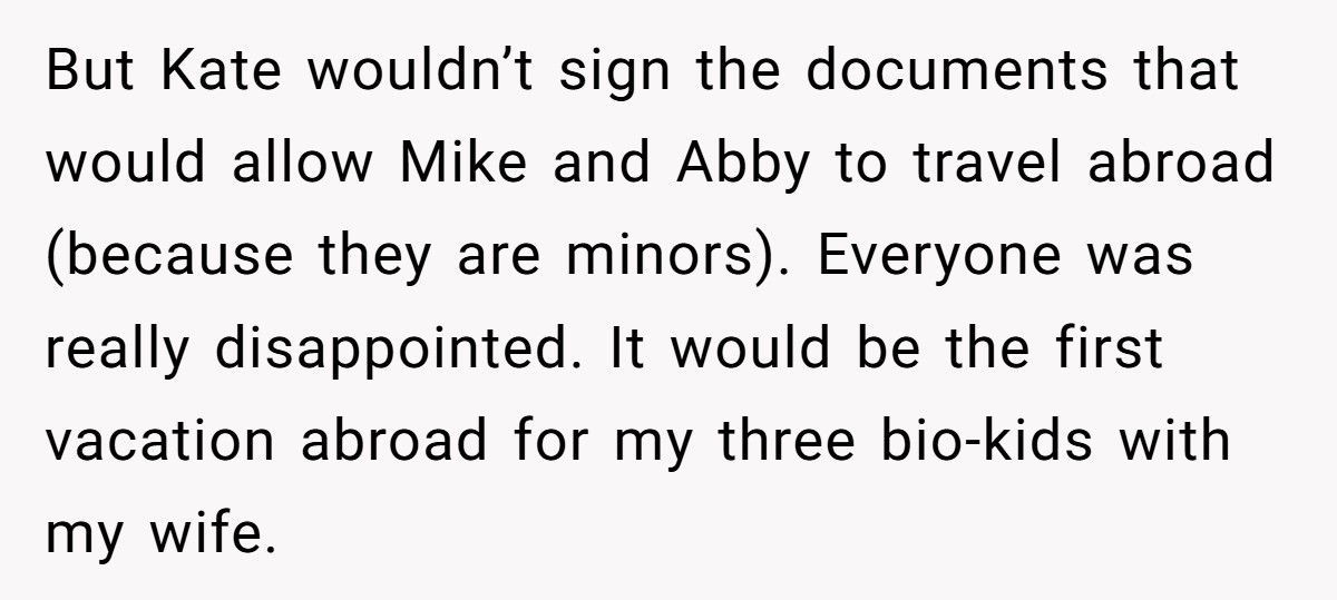 Dad Takes New Family On Vacation After Racist Ex Refuses To Let Older Kids Travel