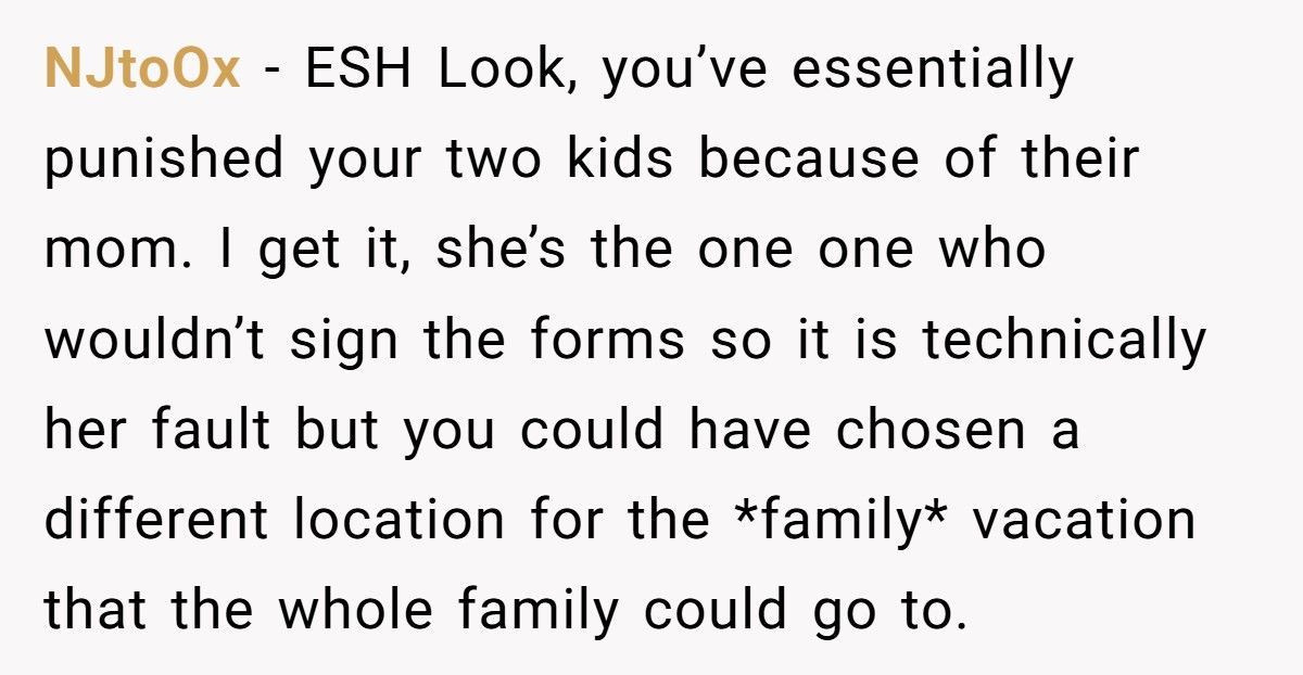 Dad Takes New Family On Vacation After Racist Ex Refuses To Let Older Kids Travel