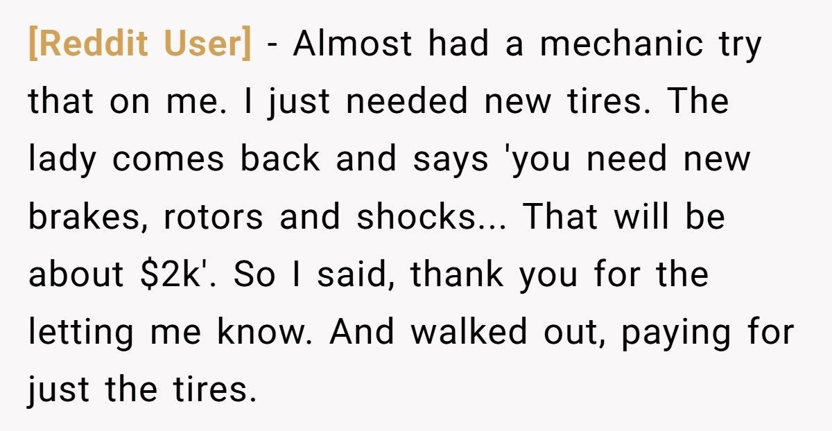 Mechanic Tries To Scam “Clueless” Girl, Gets Humiliated In Front Of Customers