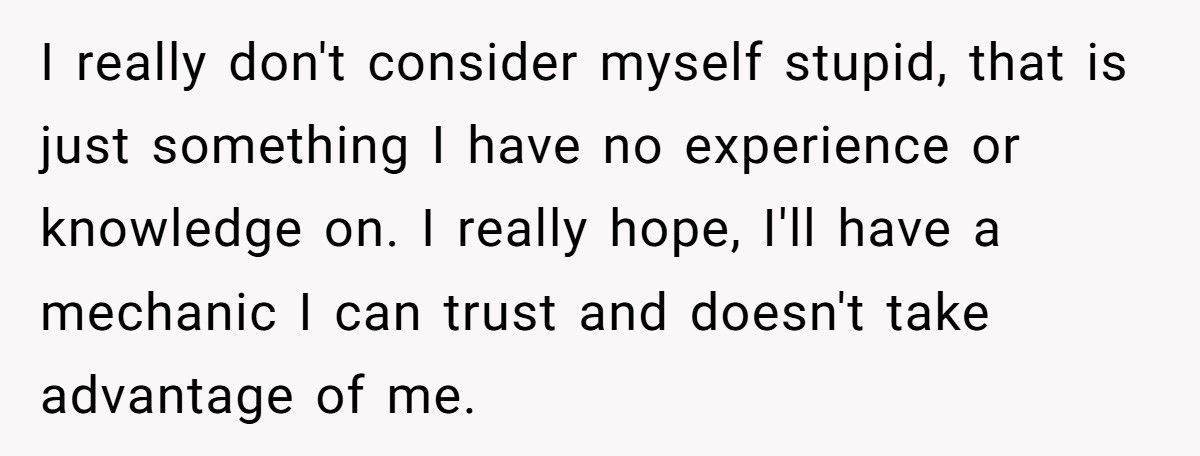 Mechanic Tries To Scam “Clueless” Girl, Gets Humiliated In Front Of Customers