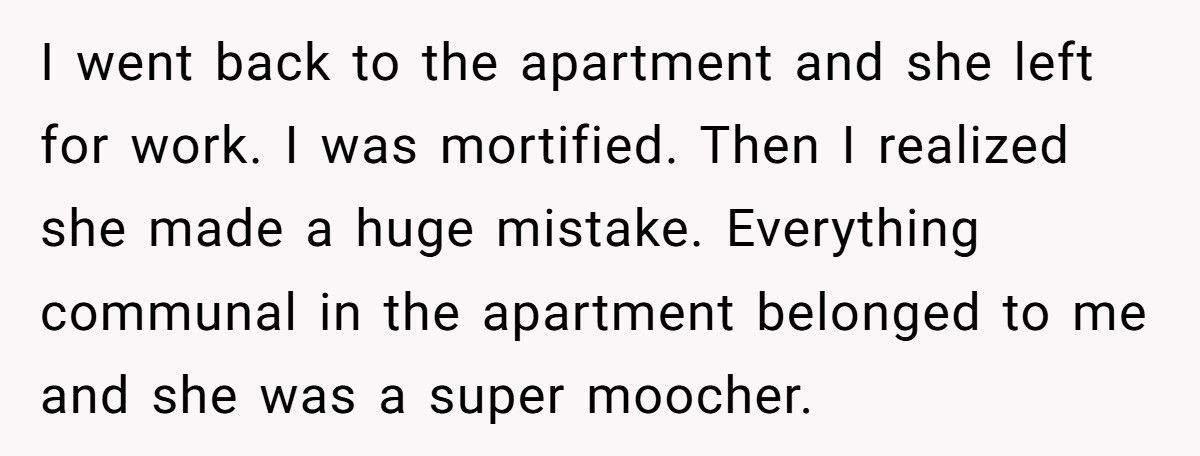 Roommate Wanted Written Permission For Shared Items, She Got Exactly What She Asked For