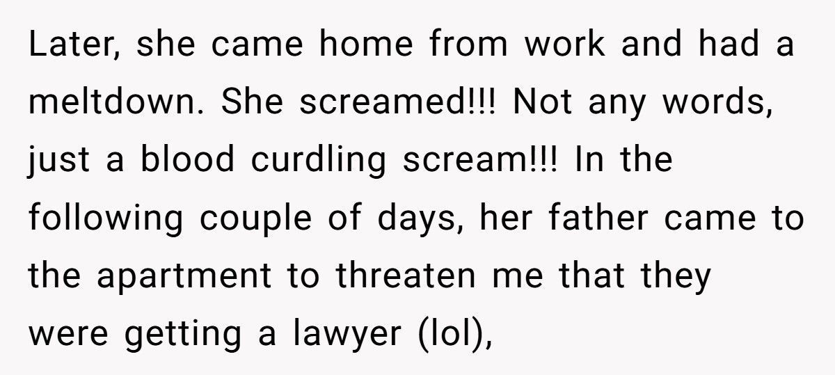 Roommate Wanted Written Permission For Shared Items, She Got Exactly What She Asked For