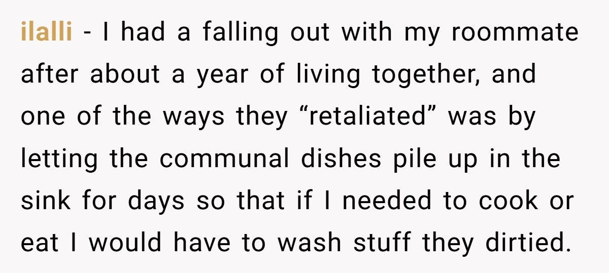 Roommate Wanted Written Permission For Shared Items, She Got Exactly What She Asked For