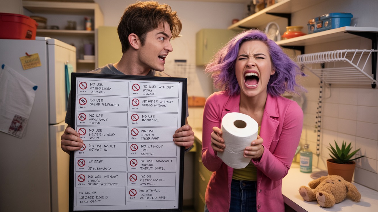 Roommate Wanted Written Permission For Shared Items, She Got Exactly What She Asked For