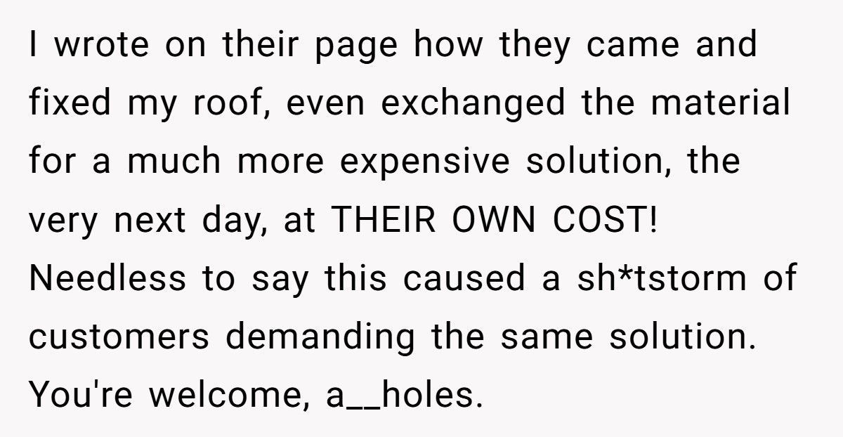 Company Refuses To Fix Shed Until A Brutal Facebook Review Forces Their Hand