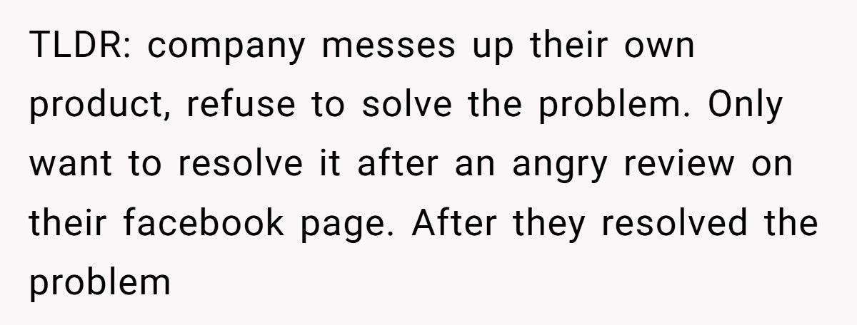 Company Refuses To Fix Shed Until A Brutal Facebook Review Forces Their Hand
