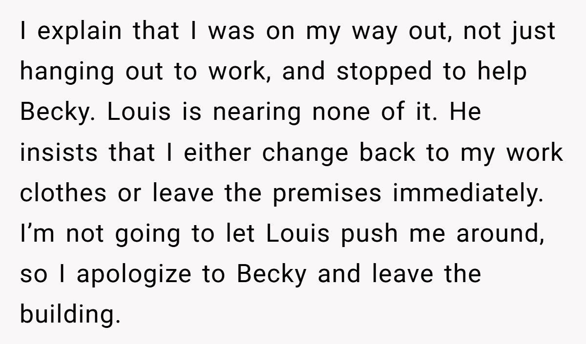 Boss Forces Woman To Change Out Of Gym Clothes, Accidentally Destroys His Own Career