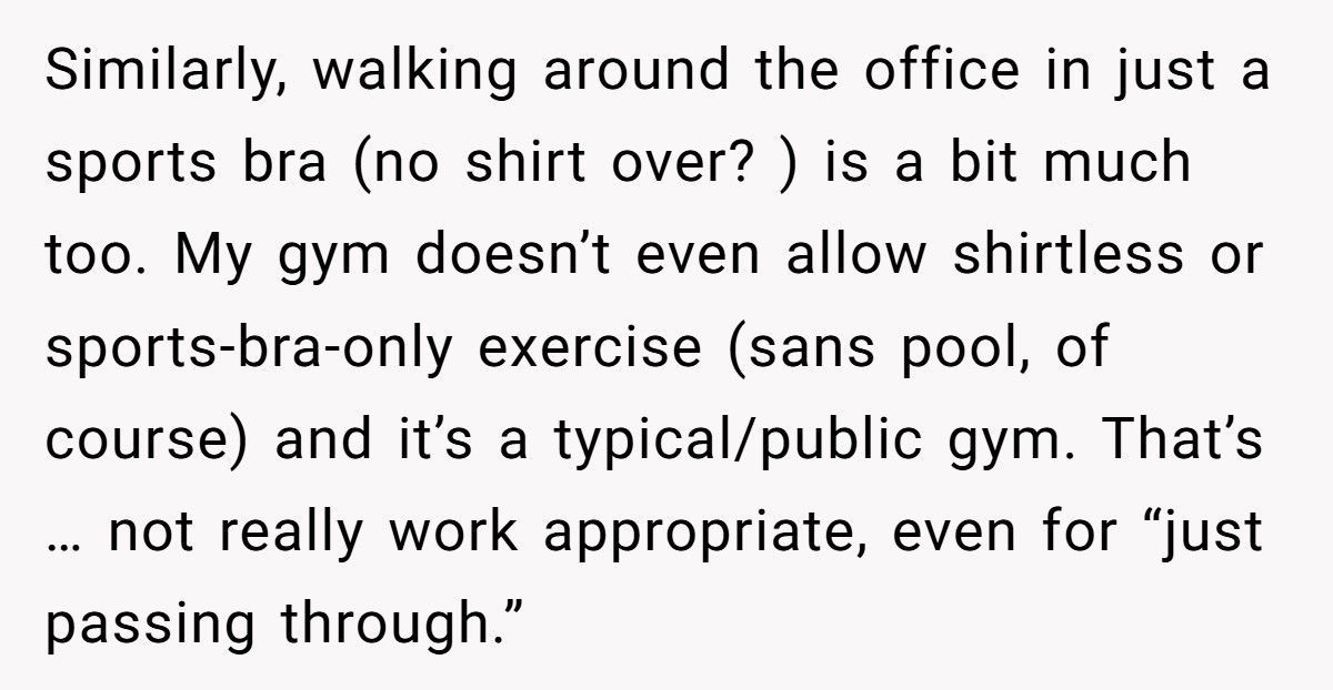 Boss Forces Woman To Change Out Of Gym Clothes, Accidentally Destroys His Own Career