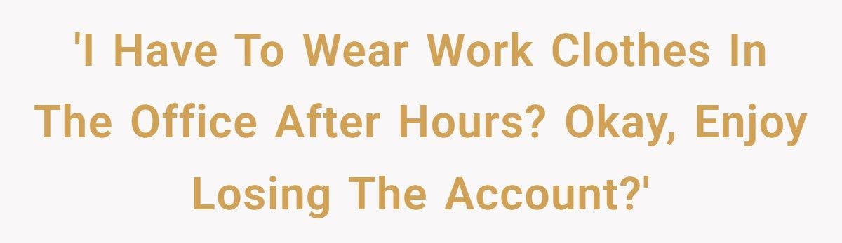 Boss Forces Woman To Change Out Of Gym Clothes, Accidentally Destroys His Own Career