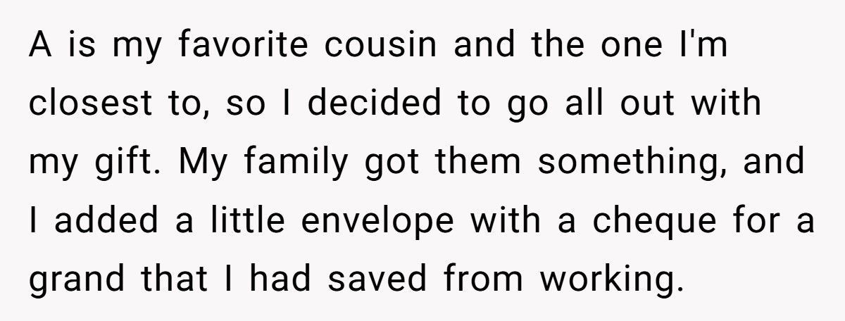 Bride’s Family Laughs As Guest Gets Wine Thrown On Her, She Walks Out And Takes Back $1,000 Gift