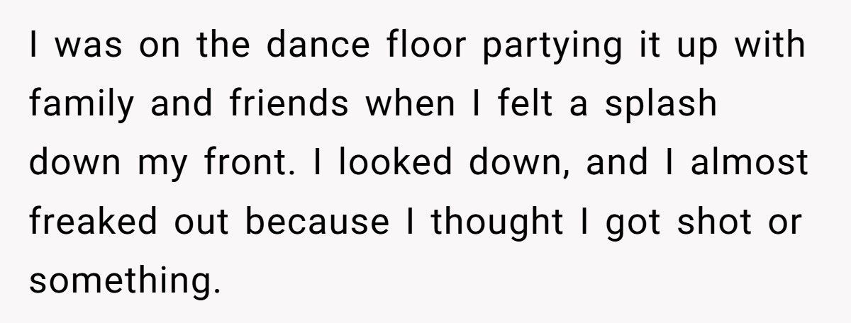 Bride’s Family Laughs As Guest Gets Wine Thrown On Her, She Walks Out And Takes Back $1,000 Gift