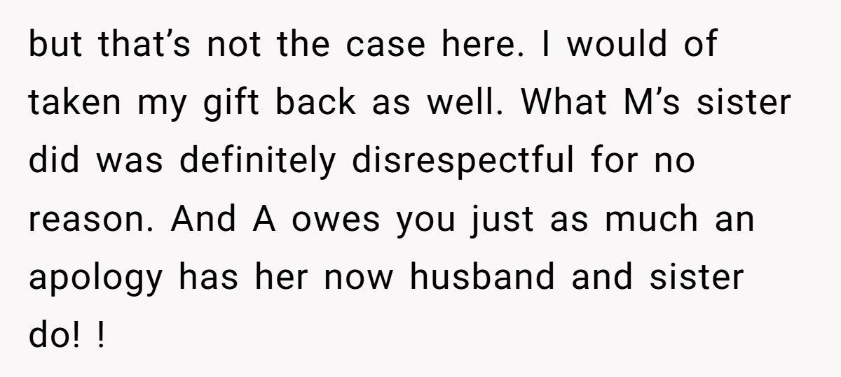 Bride’s Family Laughs As Guest Gets Wine Thrown On Her, She Walks Out And Takes Back $1,000 Gift