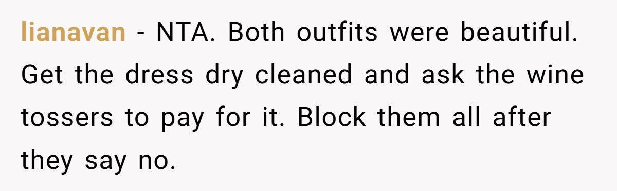 Bride’s Family Laughs As Guest Gets Wine Thrown On Her, She Walks Out And Takes Back $1,000 Gift