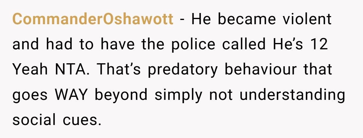 Mom Refuses To Let Daughter Visit Cousin After Autistic Son Crosses The Line