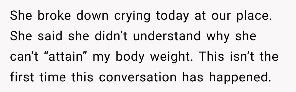 Woman Hurt After Husband Uses Her Body To “Teach” Sister About Beauty Standards