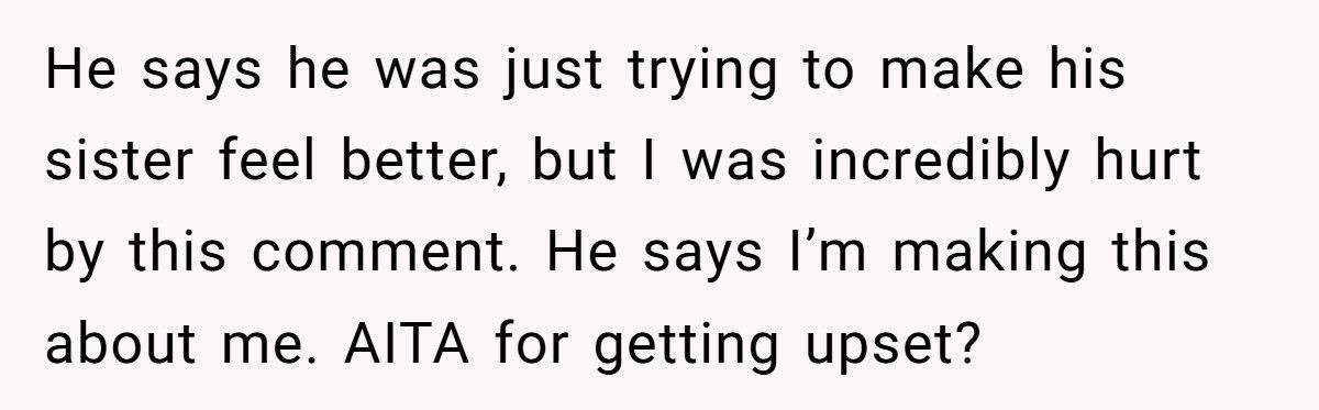 Woman Hurt After Husband Uses Her Body To “Teach” Sister About Beauty Standards