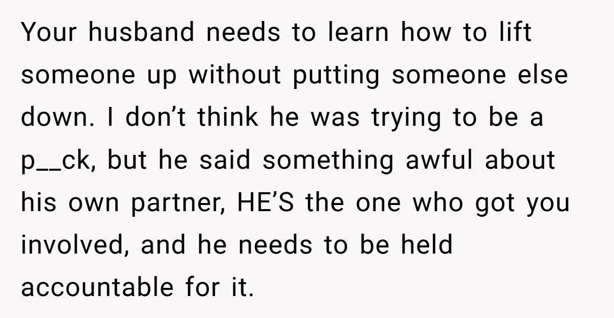 Woman Hurt After Husband Uses Her Body To “Teach” Sister About Beauty Standards