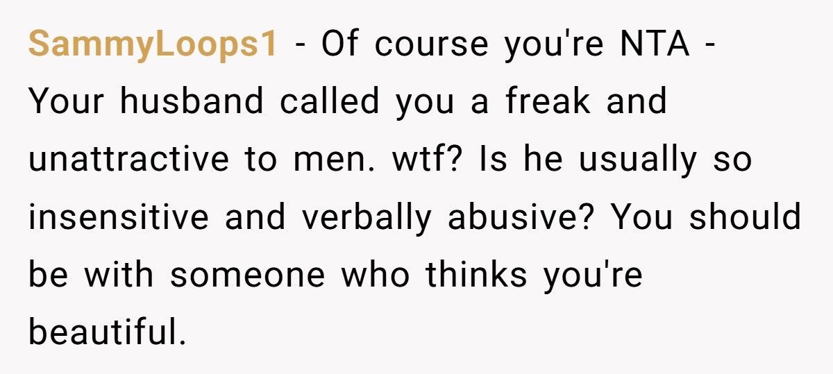 Woman Hurt After Husband Uses Her Body To “Teach” Sister About Beauty Standards