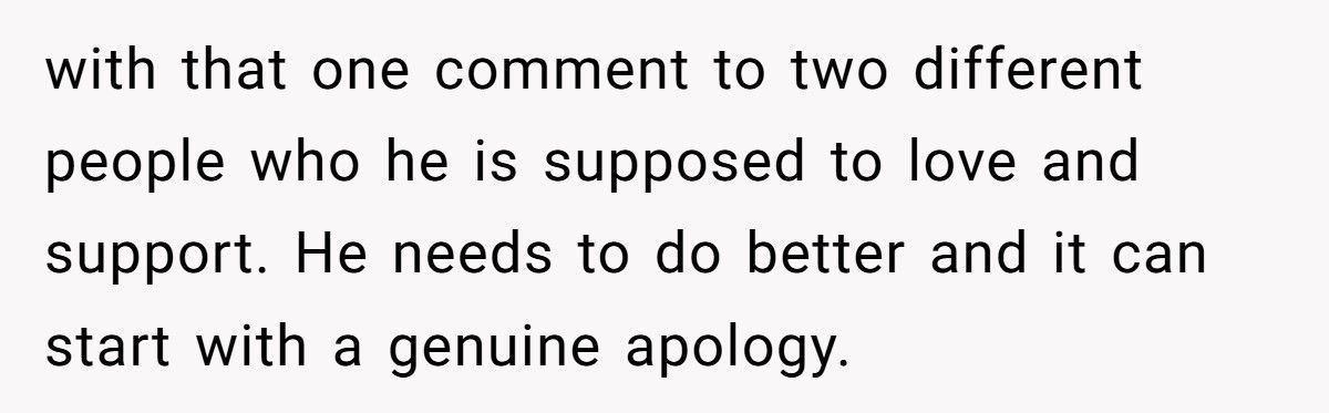 Woman Hurt After Husband Uses Her Body To “Teach” Sister About Beauty Standards