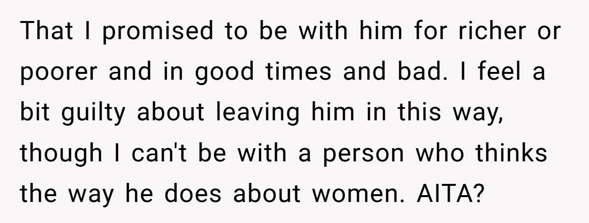 Husband Preaches “Women Belong In The Home” While Living Off His Wife