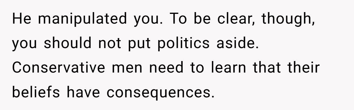 Husband Preaches “Women Belong In The Home” While Living Off His Wife