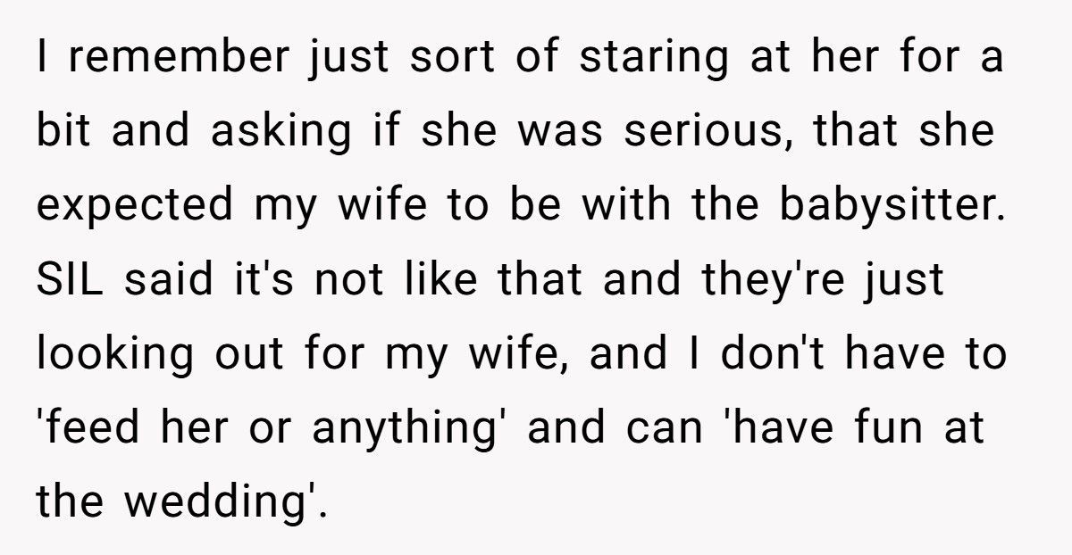 Brother Drops Out As Best Man After Groom Treats His Wife Like A Child