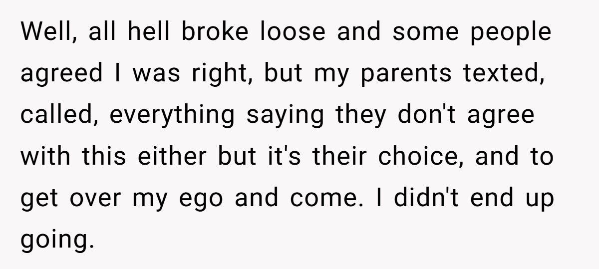 Brother Drops Out As Best Man After Groom Treats His Wife Like A Child