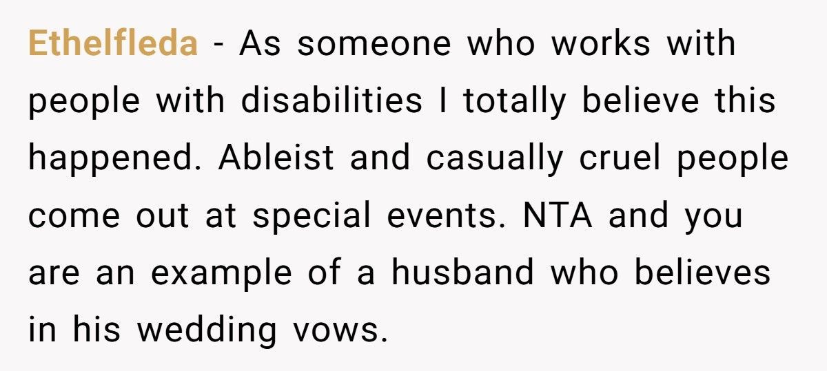 Brother Drops Out As Best Man After Groom Treats His Wife Like A Child