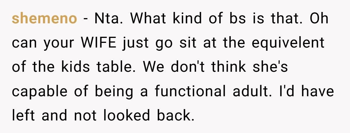 Brother Drops Out As Best Man After Groom Treats His Wife Like A Child