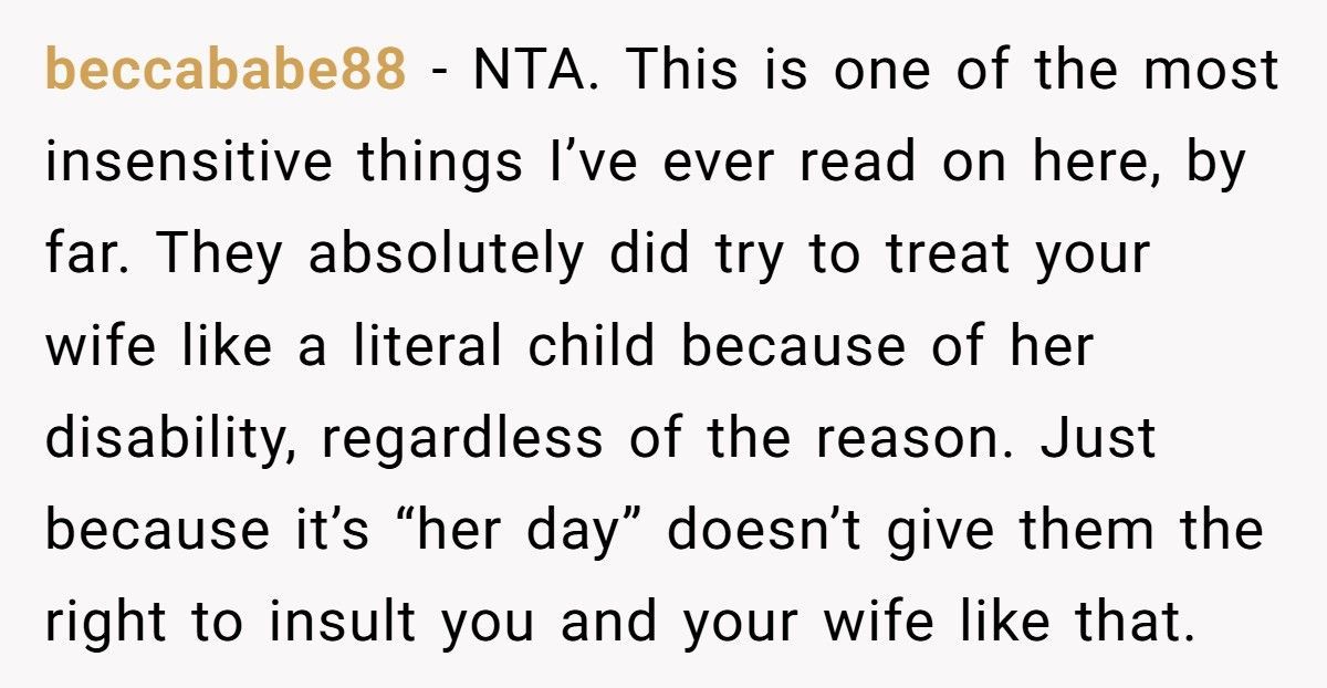 Brother Drops Out As Best Man After Groom Treats His Wife Like A Child