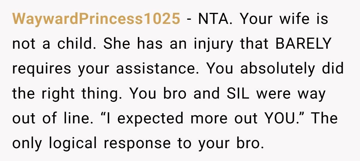 Brother Drops Out As Best Man After Groom Treats His Wife Like A Child