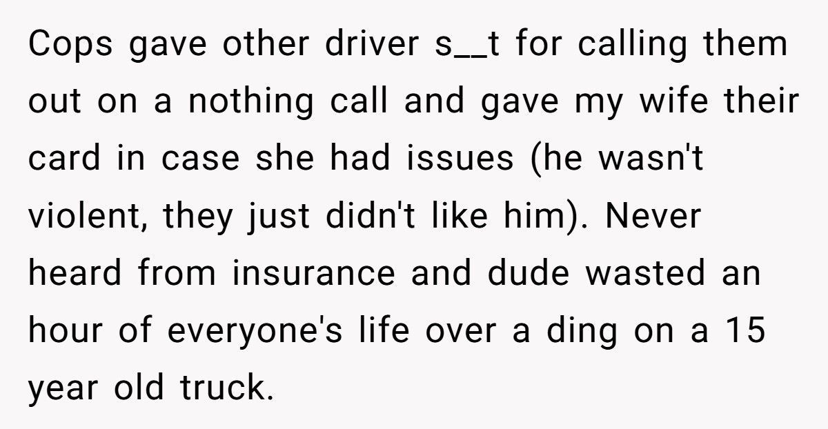 Driver Demands Police After Fender Bender, Ends Up With A $1,000 Ticket